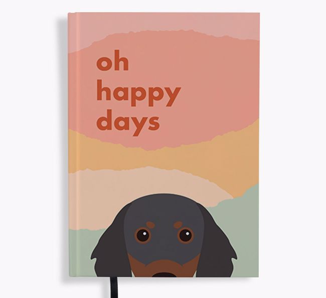 Oh Happy Days: Personalised {breedFullName} Notebook