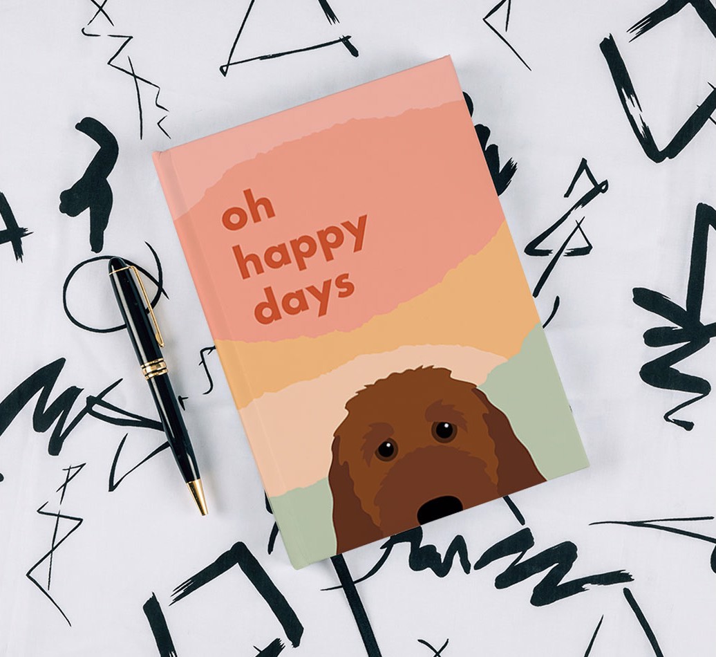Oh Happy Days: Personalized {breedFullName} Notebook