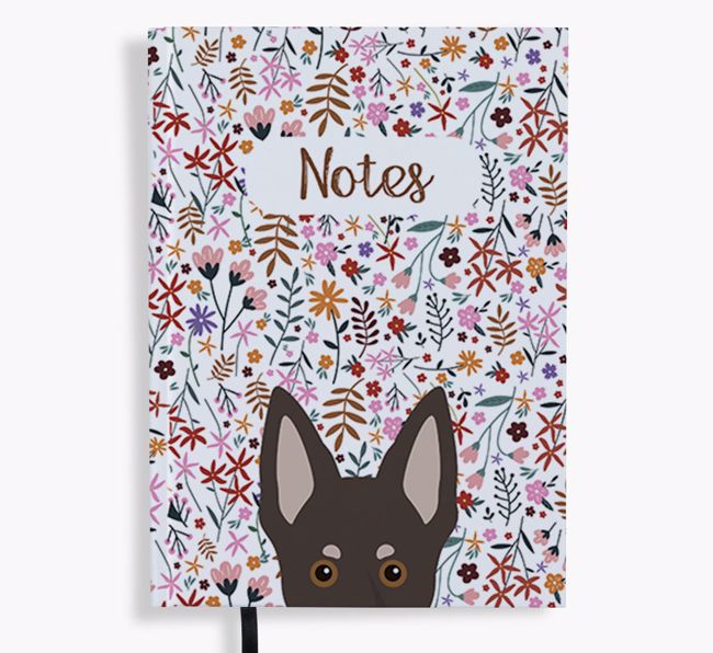 Floral Notes: Personalised {breedFullName} Notebook