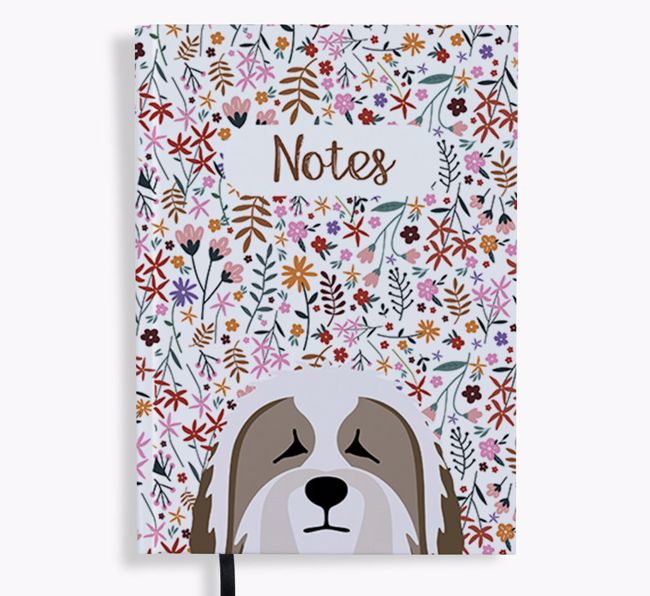 Floral Notes: Personalised {breedFullName} Notebook