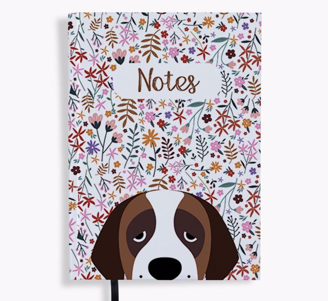 Floral Notes: Personalised {breedFullName} Notebook