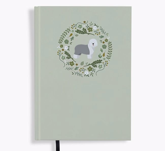 Floral Wreath: Personalised {breedFullName} Notebook