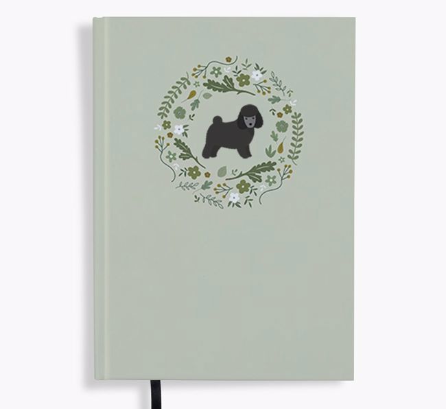 Floral Wreath: Personalised {breedFullName} Notebook