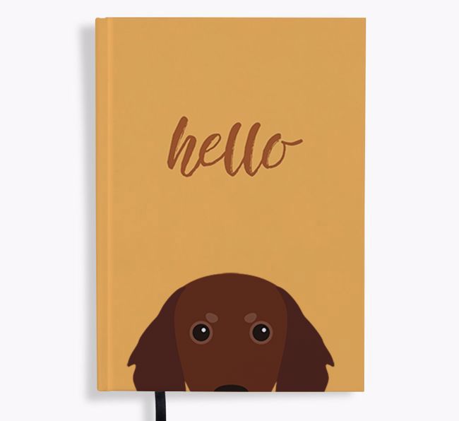 Hello: Personalized {breedFullName} Notebook