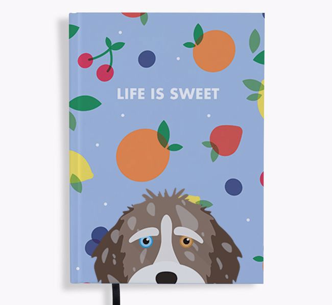 Life Is Sweet: Personalised {breedFullName} Notebook