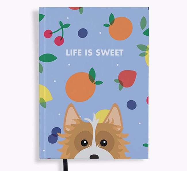 Life Is Sweet: Personalized {breedFullName} Notebook