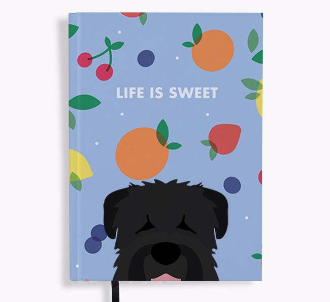 Life Is Sweet: Personalized {breedFullName} Notebook