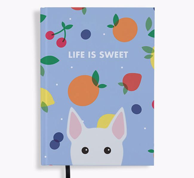 Life Is Sweet: Personalized {breedFullName} Notebook