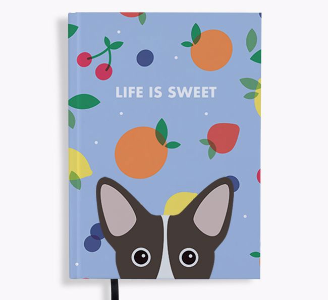 Life Is Sweet: Personalized {breedFullName} Notebook