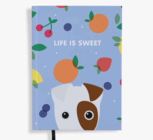 Life Is Sweet: Personalised {breedFullName} Notebook