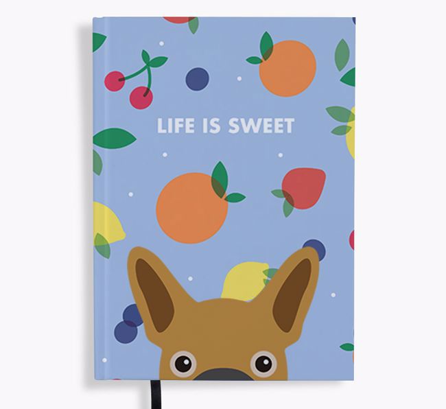 Life Is Sweet: Personalized {breedFullName} Notebook