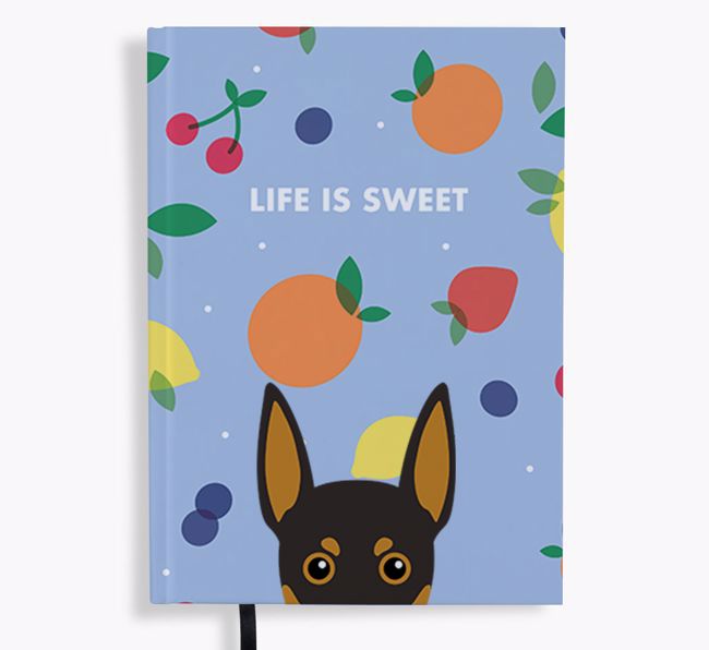 Life Is Sweet: Personalized {breedFullName} Notebook