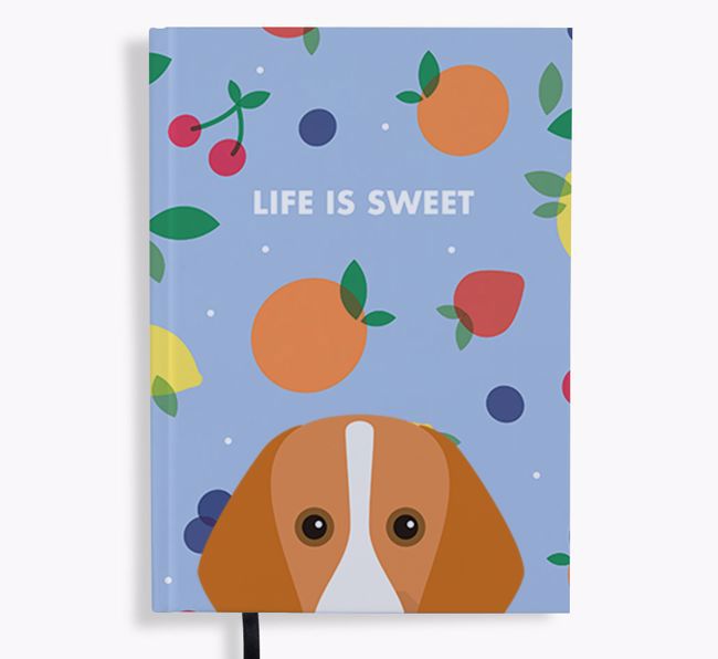 Life Is Sweet: Personalised {breedFullName} Notebook