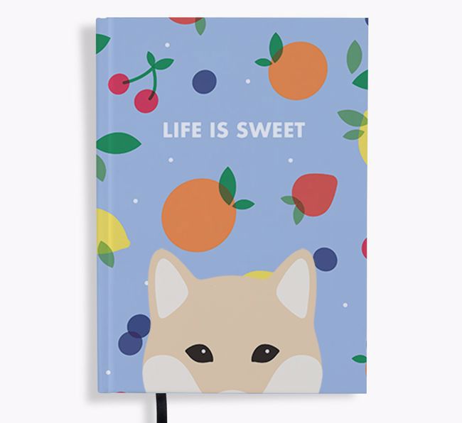 Life Is Sweet: Personalized {breedFullName} Notebook