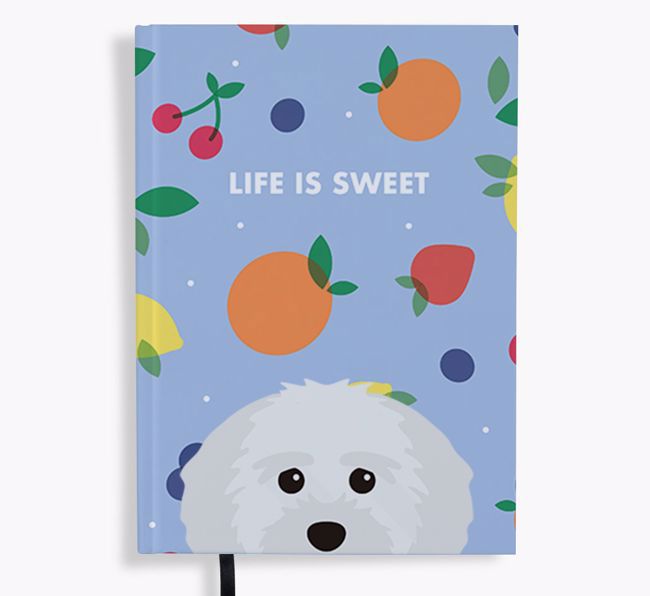 Life Is Sweet: Personalized {breedFullName} Notebook