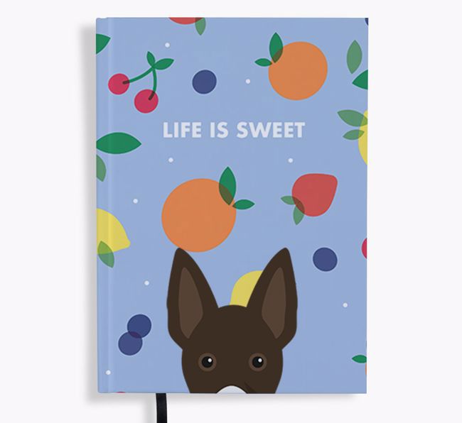 Life Is Sweet: Personalized {breedFullName} Notebook