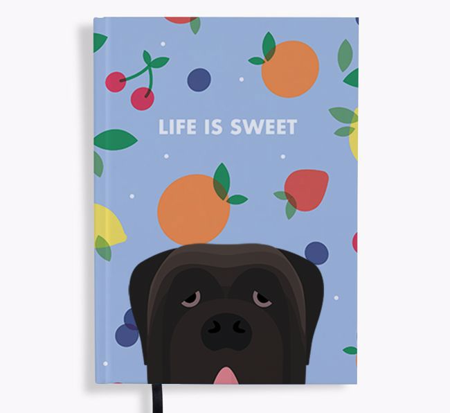 Life Is Sweet: Personalized {breedFullName} Notebook