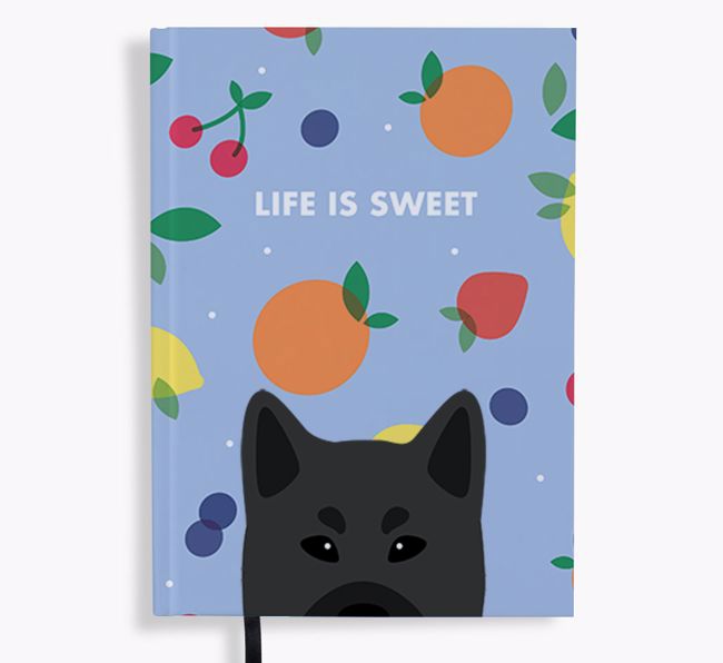 Life Is Sweet: Personalised {breedFullName} Notebook