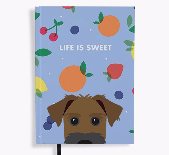 Life Is Sweet: Personalised {breedFullName} Notebook