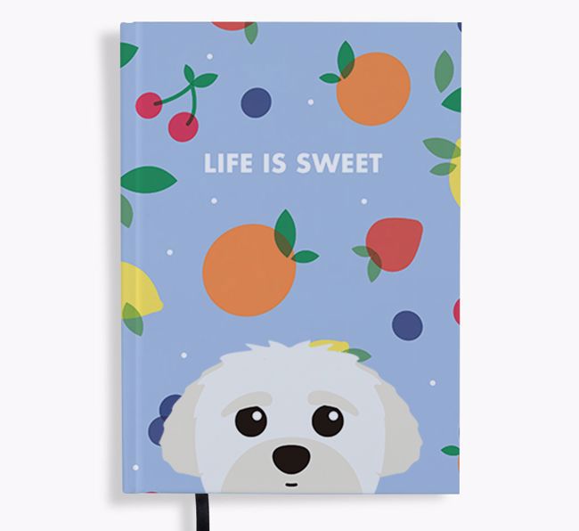 Life Is Sweet: Personalized {breedFullName} Notebook