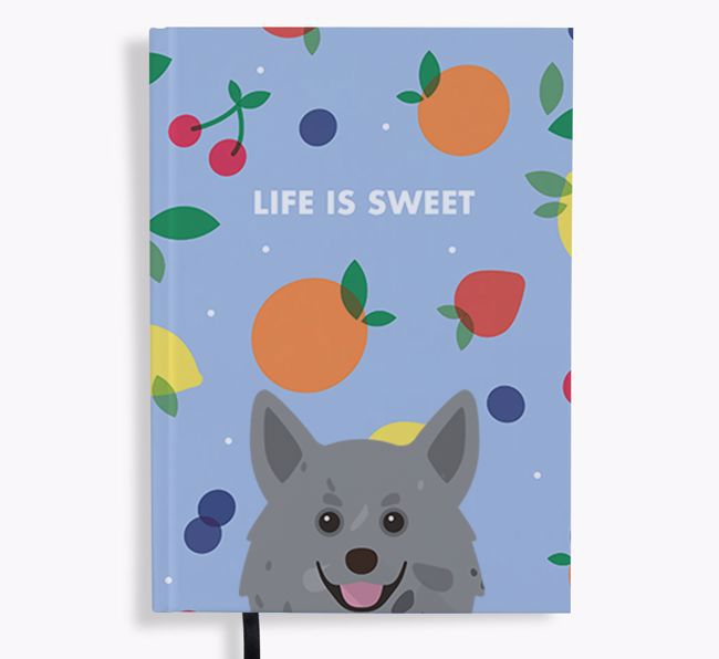 Life Is Sweet: Personalized {breedFullName} Notebook