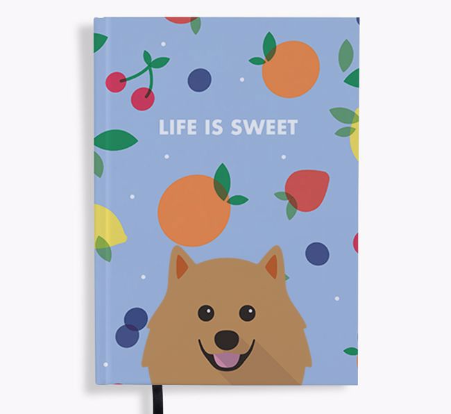 Life Is Sweet: Personalized {breedFullName} Notebook