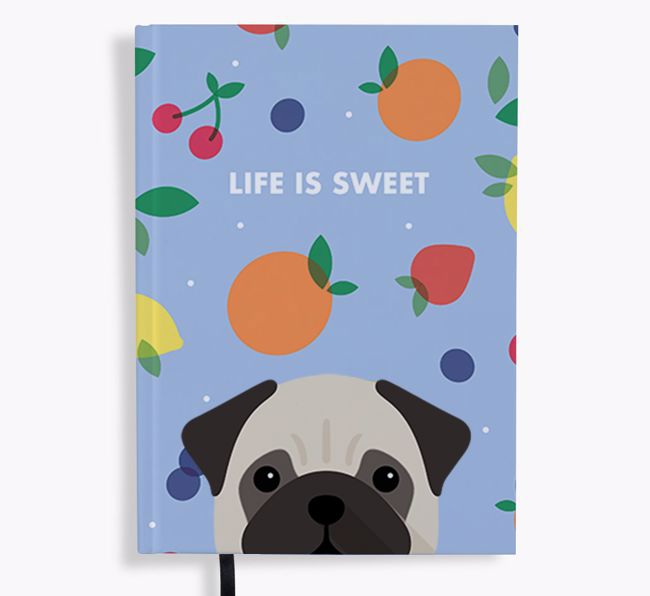 Life Is Sweet: Personalized {breedFullName} Notebook