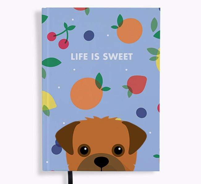 Life Is Sweet: Personalised {breedFullName} Notebook