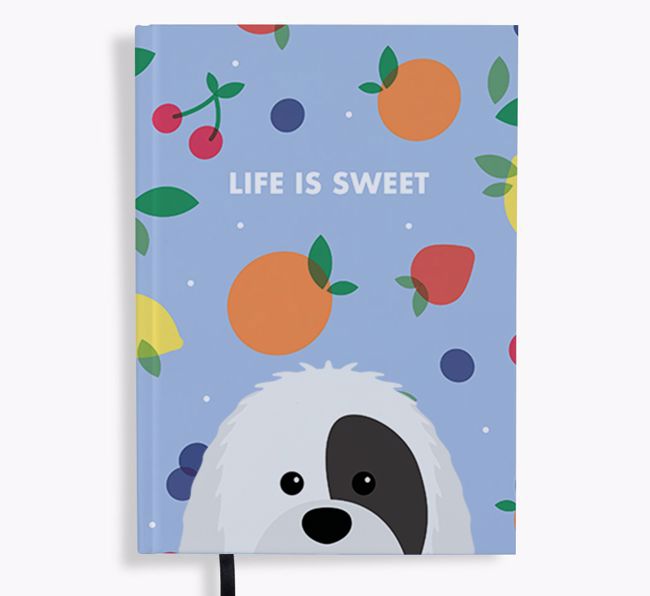 Life Is Sweet: Personalised {breedFullName} Notebook