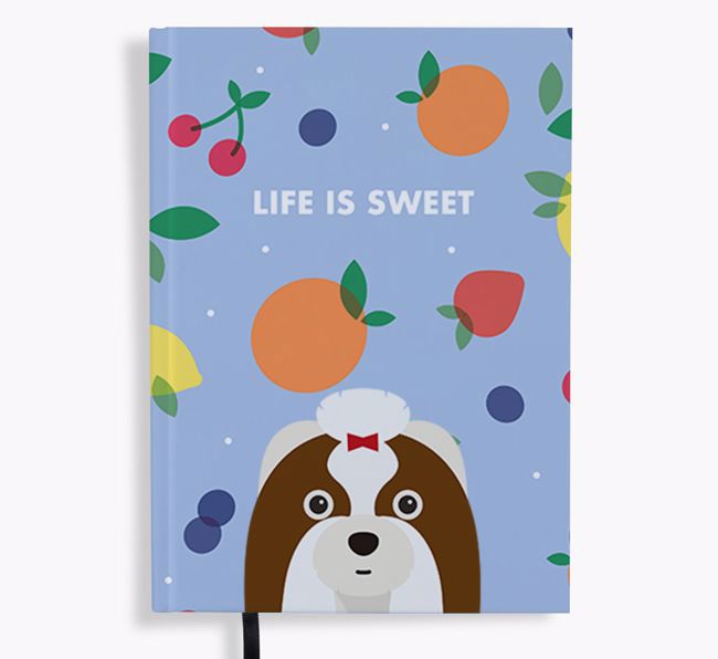 Life Is Sweet: Personalized {breedFullName} Notebook