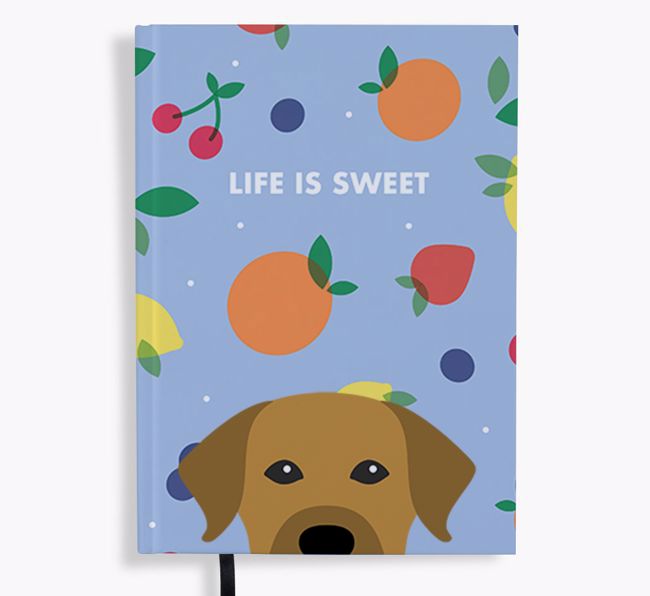 Life Is Sweet: Personalised {breedFullName} Notebook