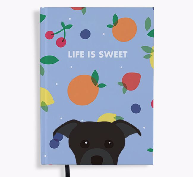 Life Is Sweet: Personalized {breedFullName} Notebook