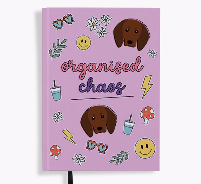 Organised Chaos: Personalised {breedFullName} Notebook