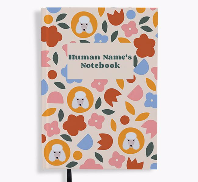 Floral: Personalized {breedFullName} Notebook