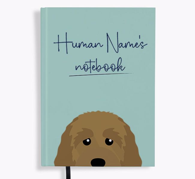 Handwritten: Personalized {breedFullName} Notebook