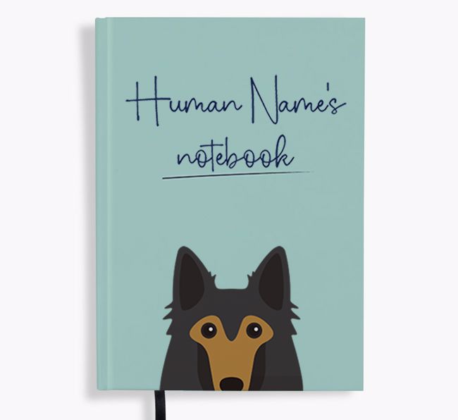 Handwritten: Personalized {breedFullName} Notebook