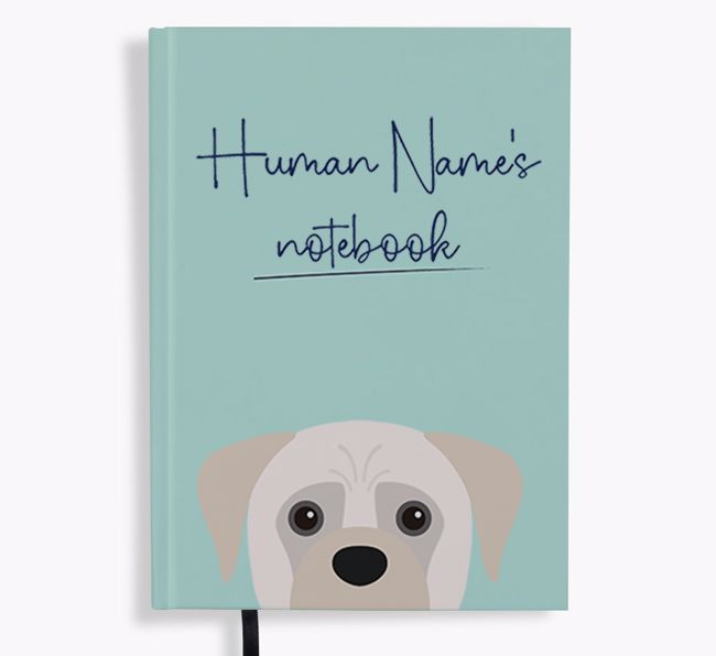 Handwritten: Personalized {breedFullName} Notebook