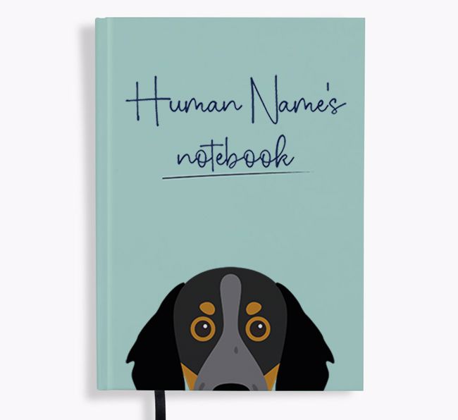 Handwritten: Personalized {breedFullName} Notebook