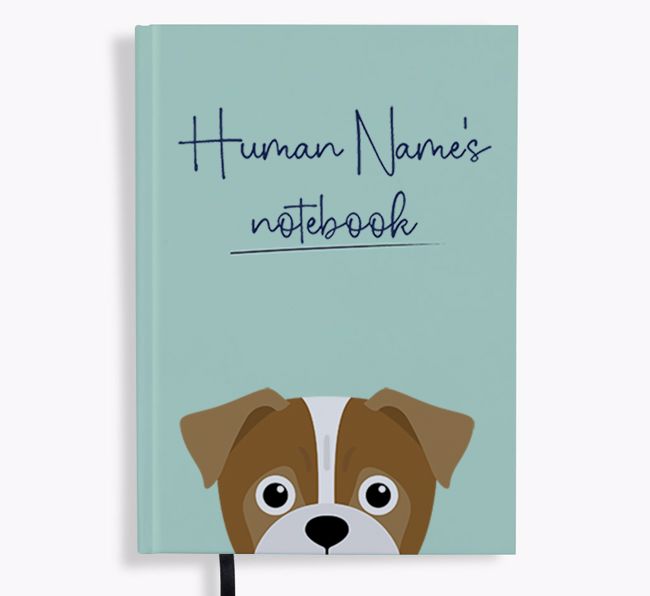 Handwritten: Personalized {breedFullName} Notebook