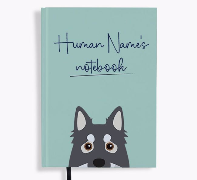 Handwritten: Personalized {breedFullName} Notebook