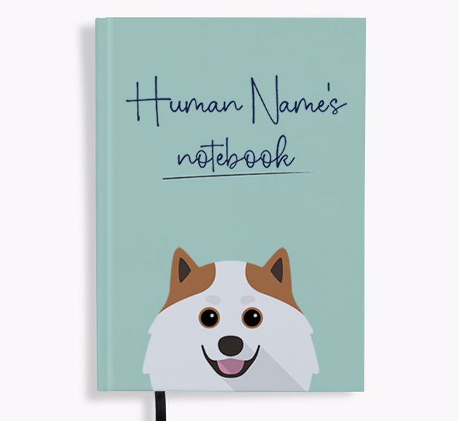 Handwritten: Personalized {breedFullName} Notebook