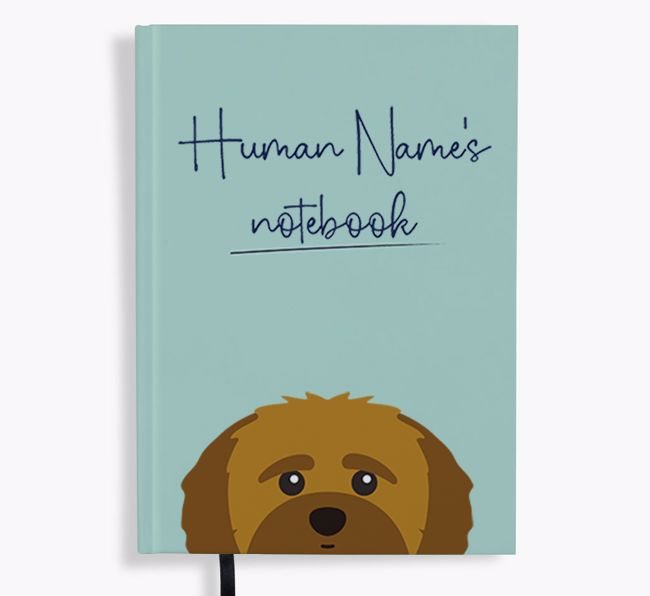 Handwritten: Personalized {breedFullName} Notebook