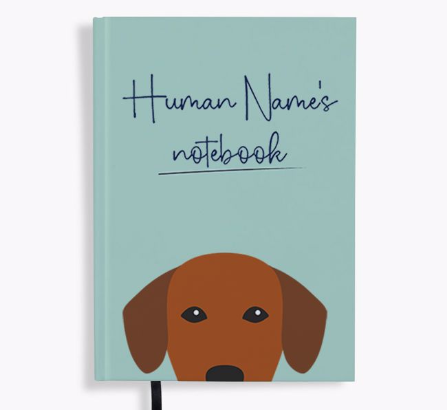 Handwritten: Personalized {breedFullName} Notebook