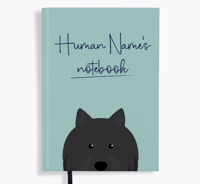 Handwritten: Personalized {breedFullName} Notebook