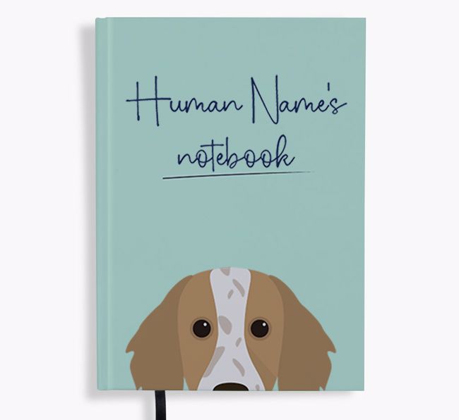 Handwritten: Personalized {breedFullName} Notebook