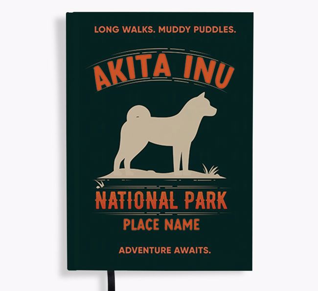 National Park: Personalised {breedFullName} Notebook