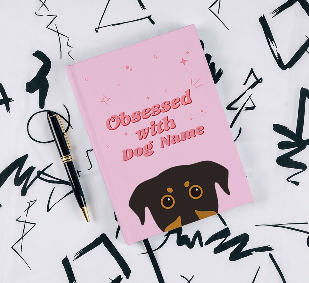 Obsessed With: Personalized {breedFullName} Notebook