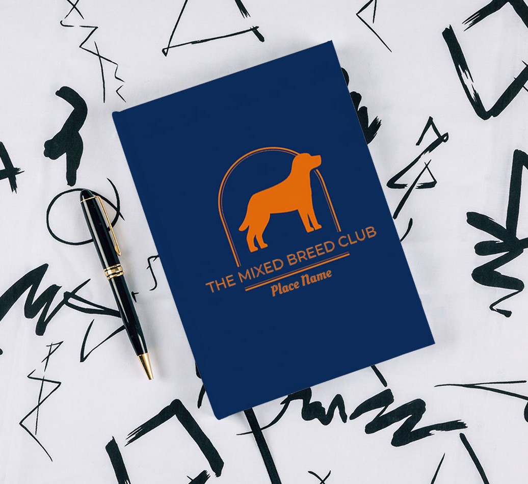 Logo Silhouette: Personalised {breedFullName} Notebook