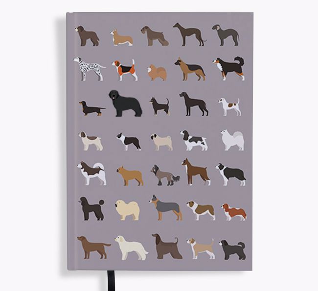 A Great Deal of Dogs: Personalised {breedFullName} Notebook