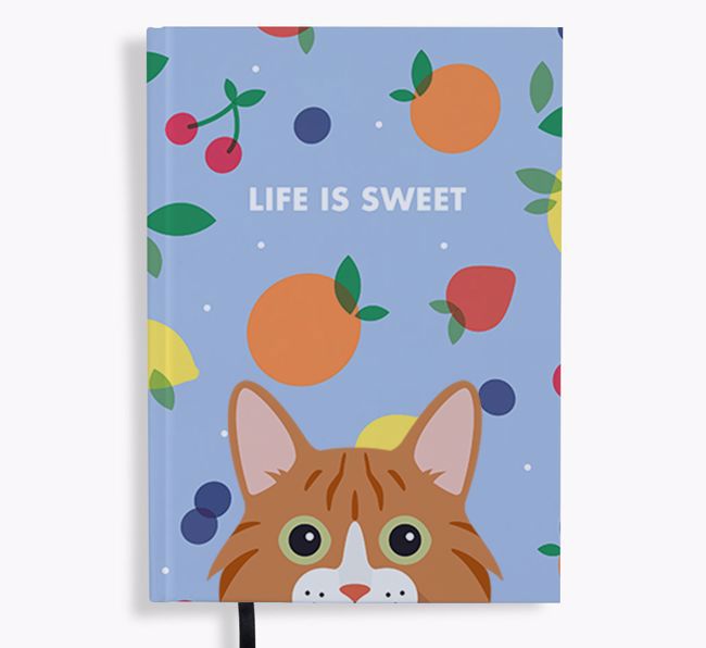 Life Is Sweet: Personalised {breedFullName} Notebook